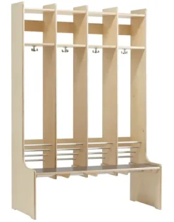 Arne frittstående garderobe 30 lys grå