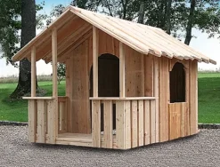 Asterix lekehus med veranda