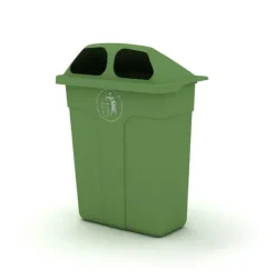Avfallskurv grønn