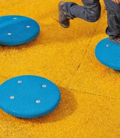 Balanseplate med gummi