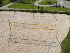 Baneoppmerking til beachvolleybane