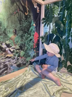 Barnehagekuben banner jungel