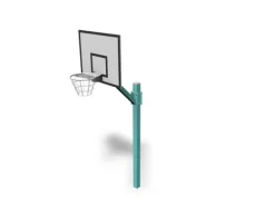 Basketballstativ 1 kurv turkis