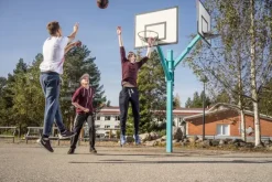 Basketballstativ 2 kurver turkis