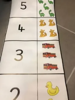 Bee-Bot og Blue-Bot matte tall