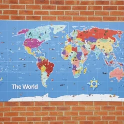 Bee-Bot og Blue-Bot matte verdenskart