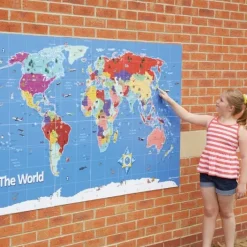 Bee-Bot og Blue-Bot matte verdenskart