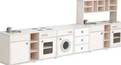 Bianca lekekjøkken komplett uten sokkel