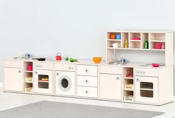 Bianca lekekjøkken komplett uten sokkel