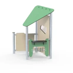 Bibi lekehus med lekepanel og bord