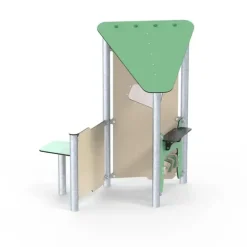 Bibi lekehus med lekepanel og bord