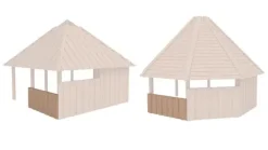 Bålhus sidevegg 1/1 høyde