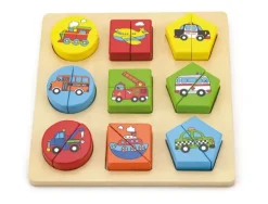 Blokkpuslespilll kjøretøy