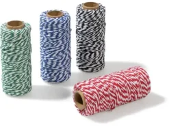 Bomullssnøre fargemix