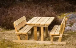 Bord/benk for barn med rygg