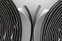 Borrelås selvklebende sort