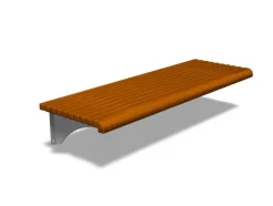 Boulevard Vegg-benk Brun