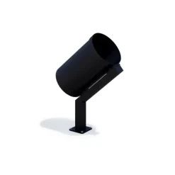 Brenna avfallsbeholder skrå