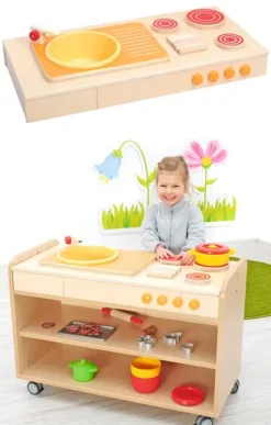 Bulle kjøkkentopp med komfyr og vask