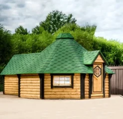 Camping hytte 16,5 med tilbygg