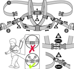 Clippasafe vogn- og gåsele