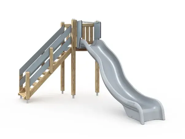 Clover plattform med sklie