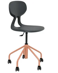 Colores elevstol grå/lakserosa