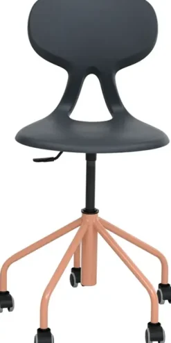 Colores elevstol grå/lakserosa