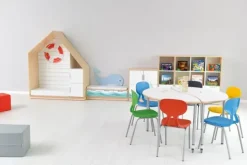 Colores stol junior blå