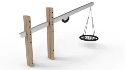 Core girafhuske med fuglerede