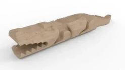 Core krokodille lekeskulptur