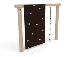 Core robiniastativ m/klatrevegg og tau