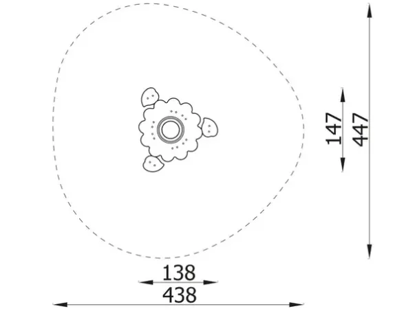 Daisy sandbord med seter