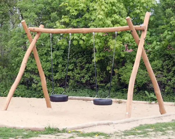 Dobbelt huskestativ i robinia