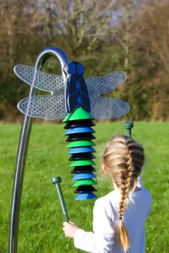 Dragonfly bell forankring i jord