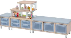 Educasa hyllekombinasjon med dukkehus