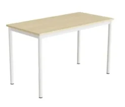 Elevbord Combi Bjørk/Hvit