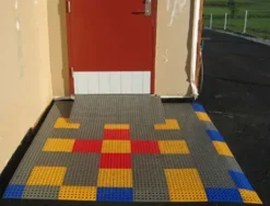 Excellent matte grønn kvadrat