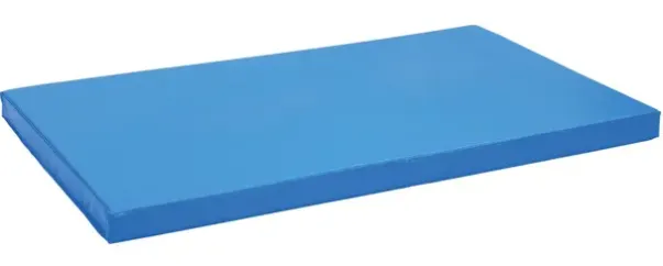 Fallmatte med antiskli blå