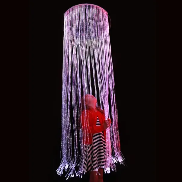 Fiberoptikk oppheng med speil