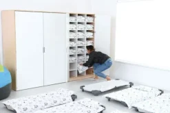 Fix sengetøyskap bjørk