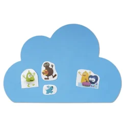 Flanellograftavle sky blå