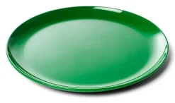 Flat tallerken grønn