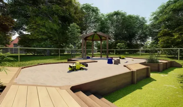 Flora Mojave sandkasse natur