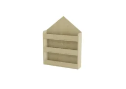 Folke bokhylle hus bjørk