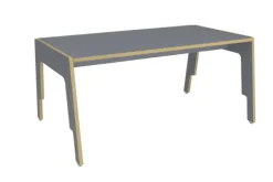 Frigg stablebart bord lys grå