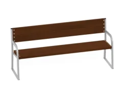 Frittstående parkbenk E02