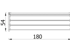 Frittstående parkbenk E02