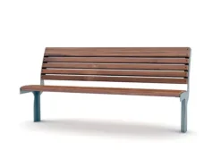 Frittstående parkbenk F02
