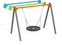 Fugleredehuske i metall grønn